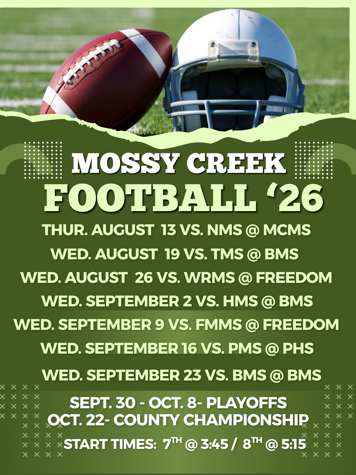 2026 Football Schedule