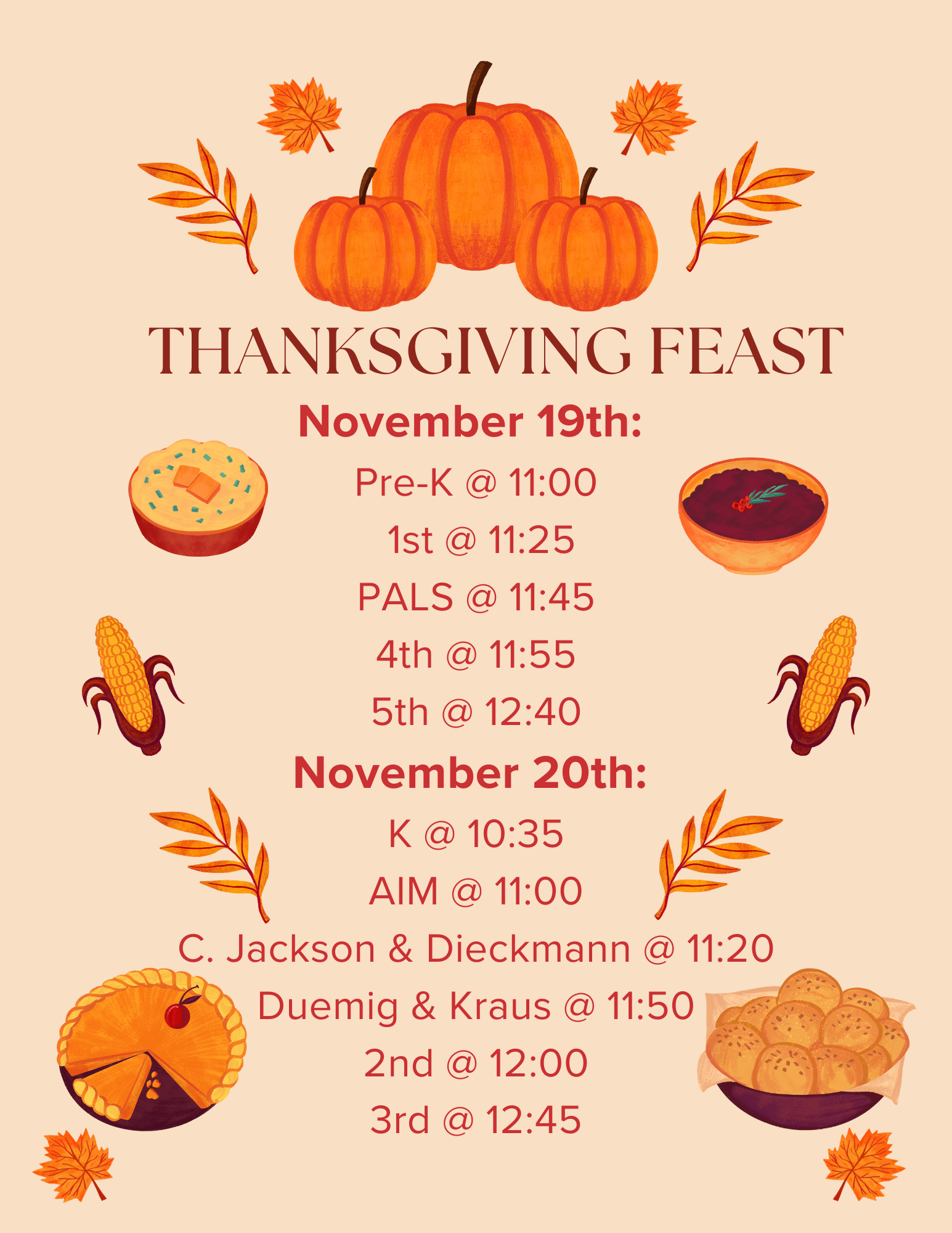 Thanksgiving Lunch