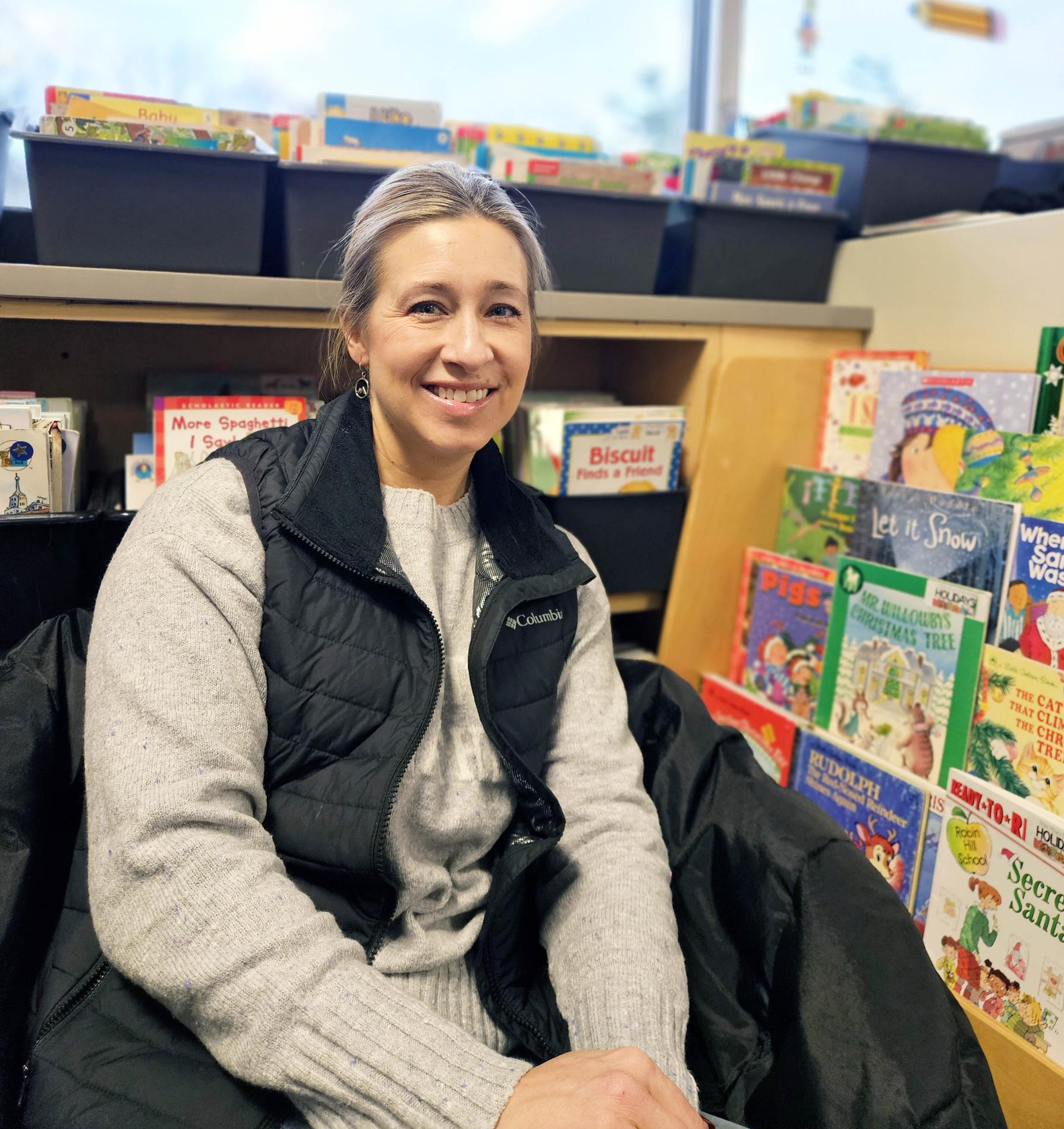 Siebert Elementary paraprofessional Abby Lemmon