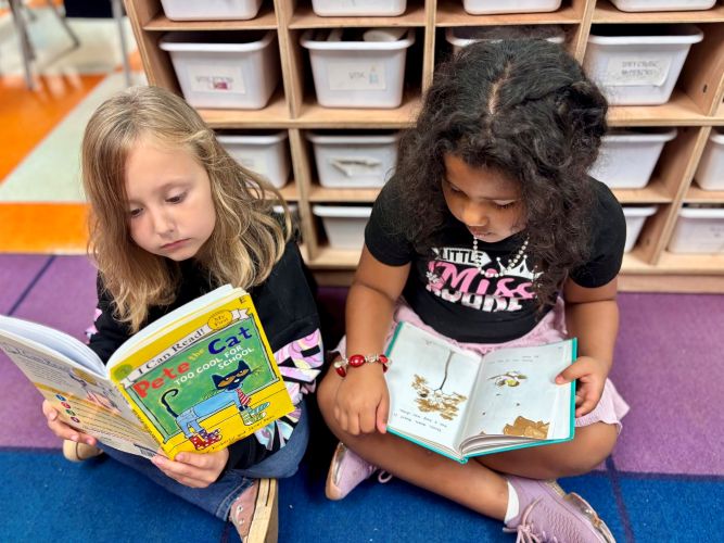 Students practice their reading strategies every morning for 15 minutes. 