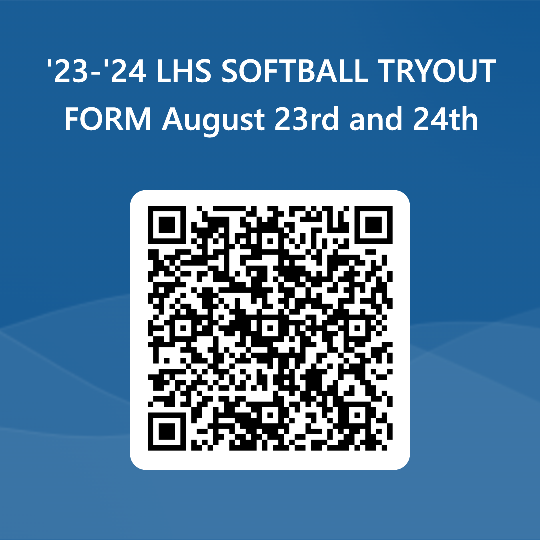 2023-2024 SOFTBALL TRYOUT FORM