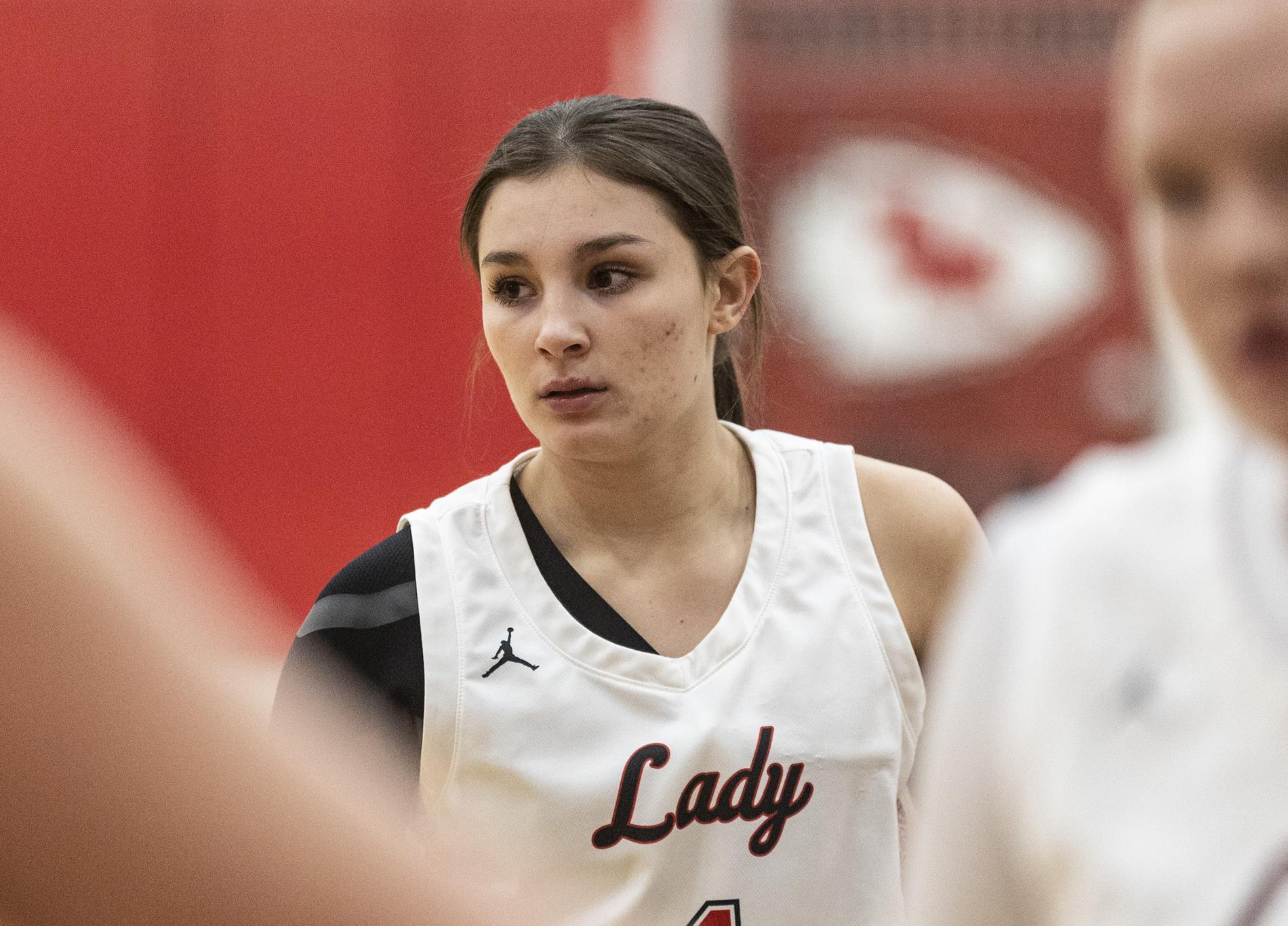 Ingram Tom Moore girls basketball vs Llano