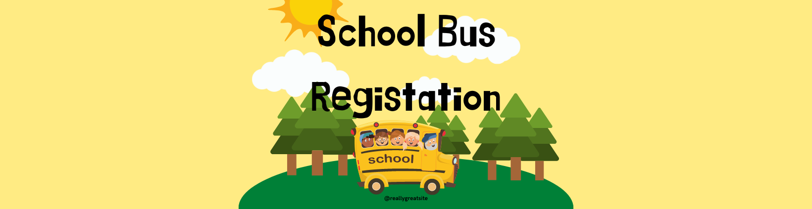 Transportation registration for the 2023-2024 school year.
