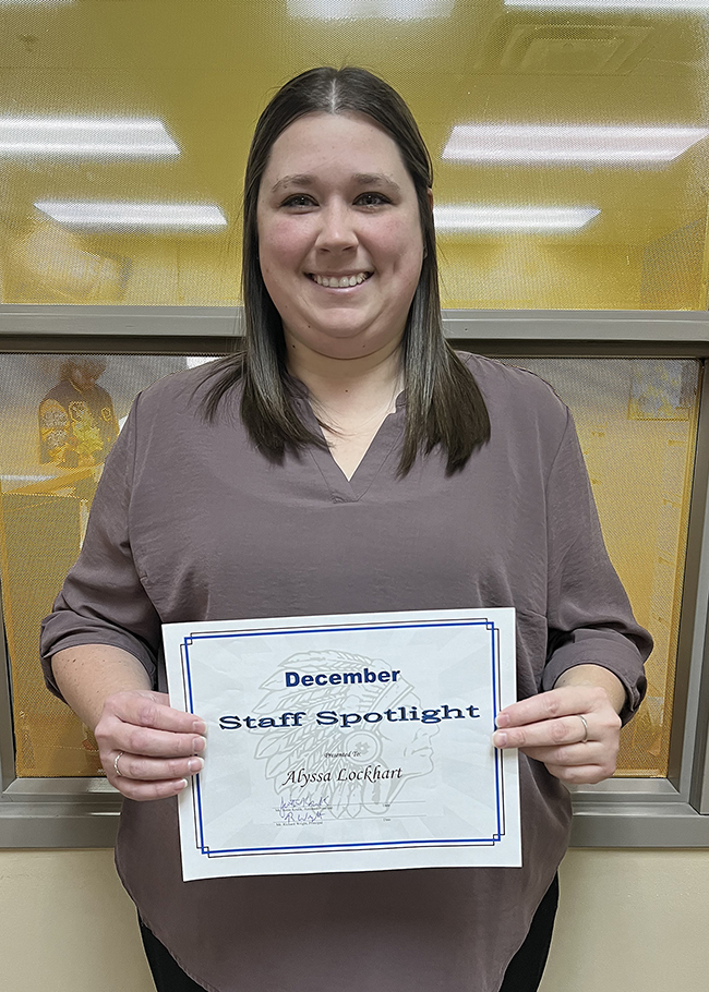 Ms. Lockhart December Staff Spotlight