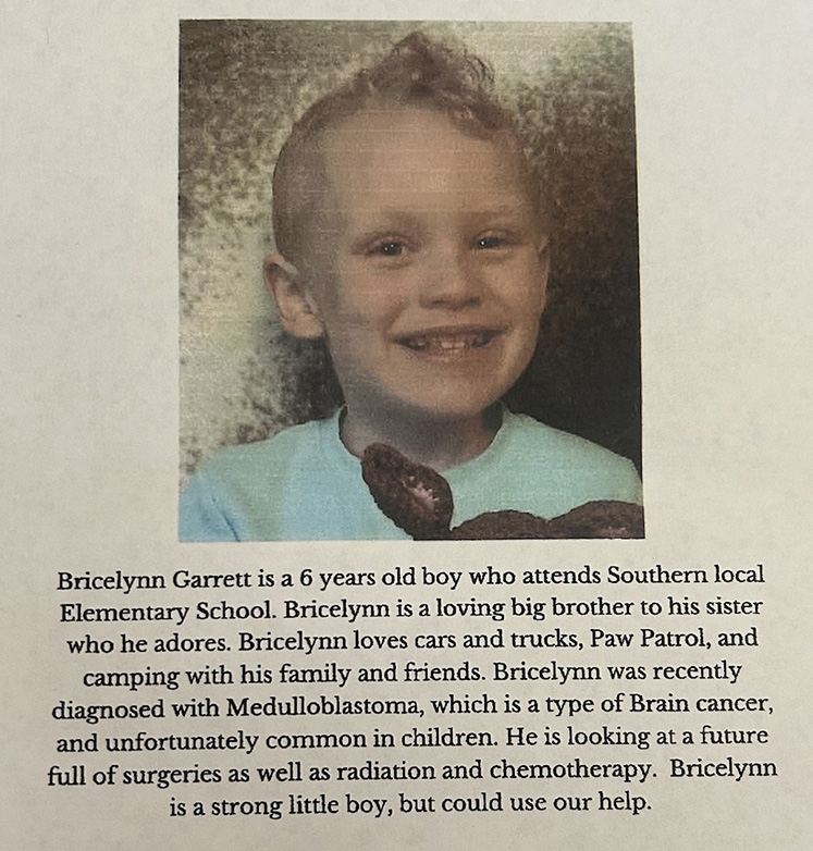 Bricelynn's support flyer