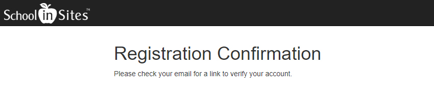 registration confirmation