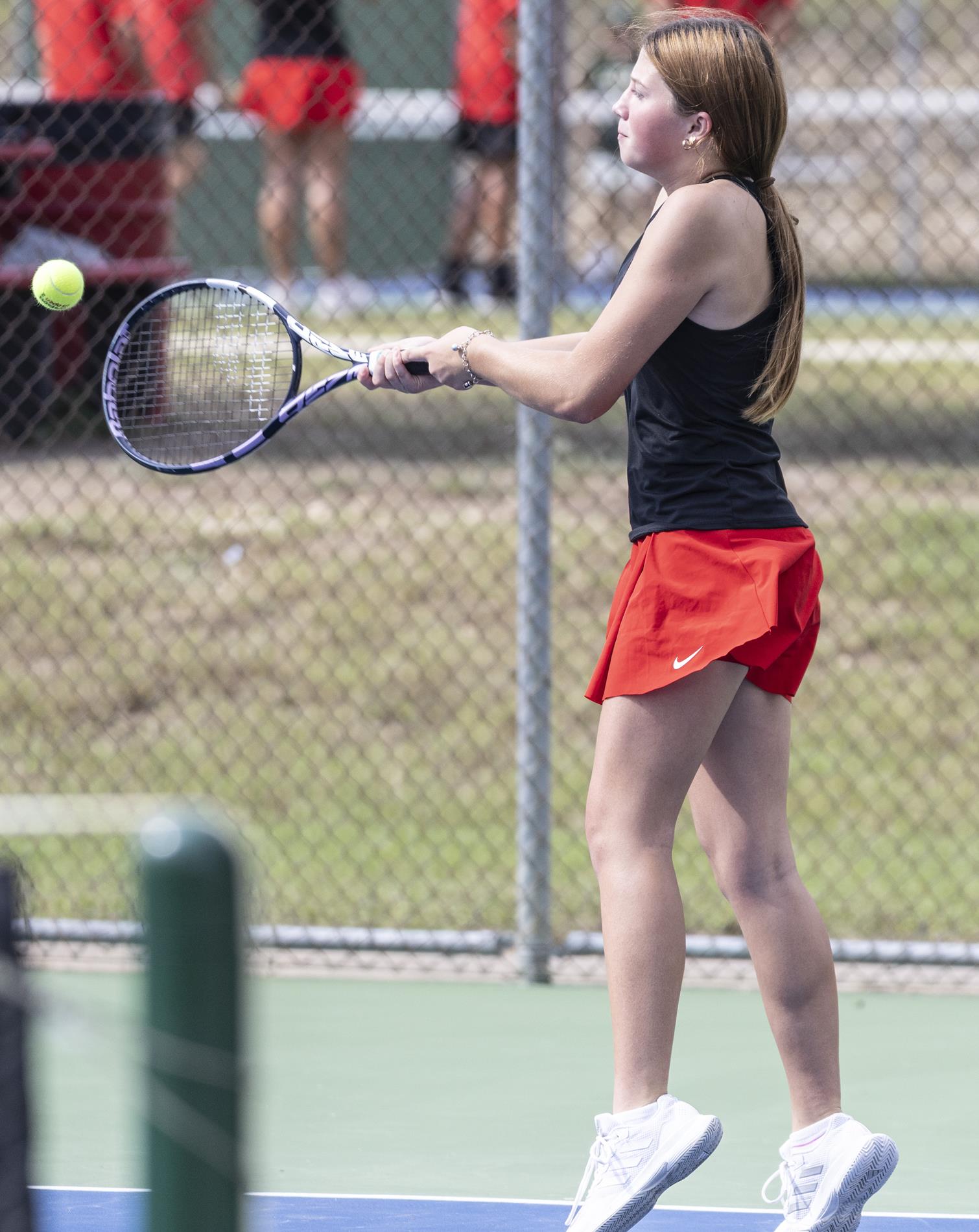 Ingram Tom Moore team tennis vs. Canyon Lake on Sept. 4, 2024