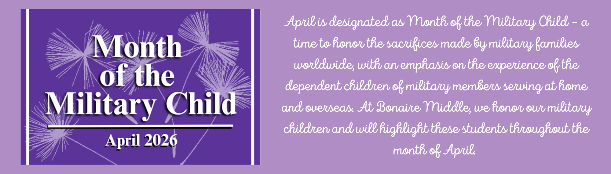 Month of the Military Child