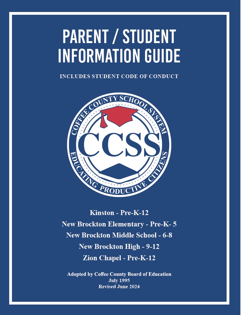 Coffee County Parent Student Information Guide Cover