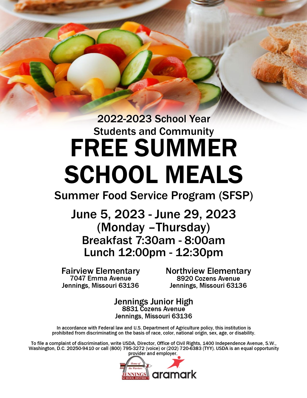 Free Summer School Meals