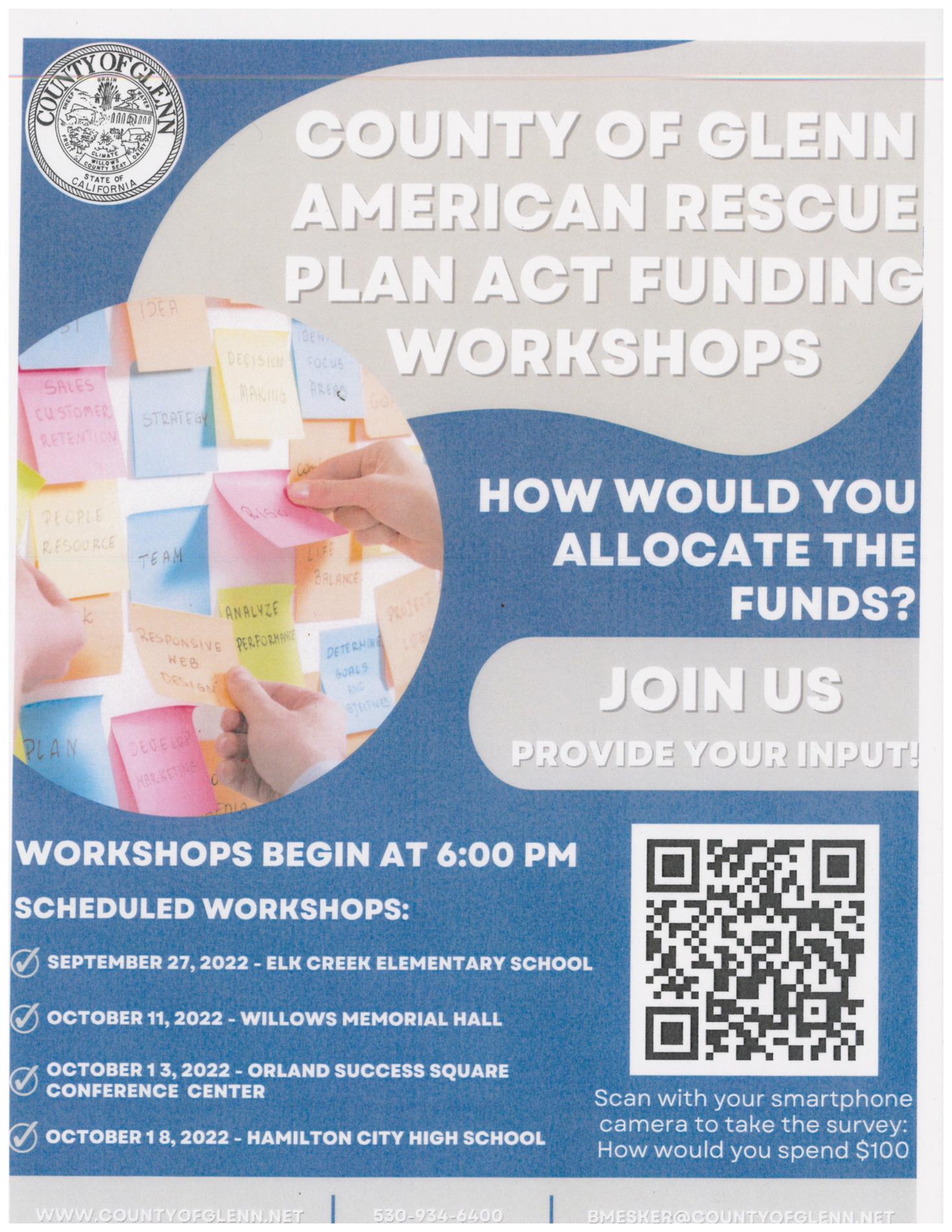 Arp Act Funding Workshops 2022
