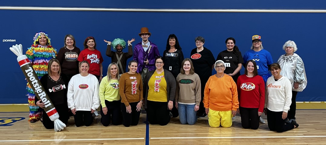 ALIS staff dress up as their favorite chocolate bar for Halloween.