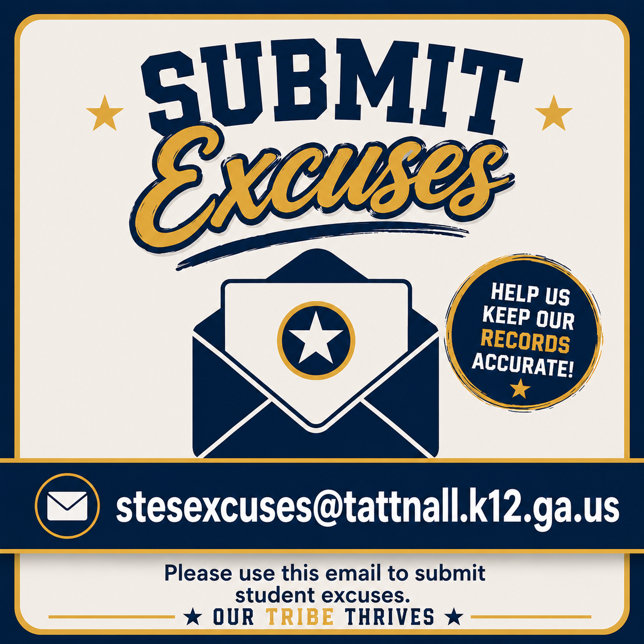 Excuse Email