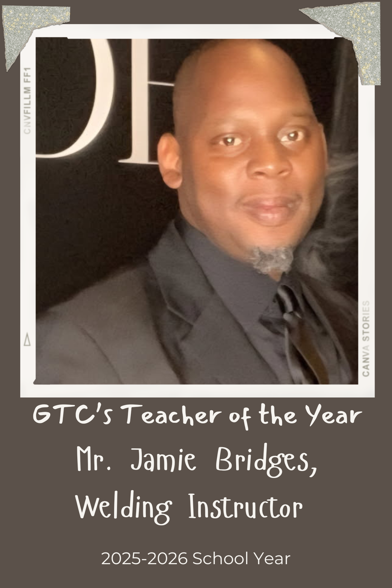 GTC's 2025-2026Teacher of the year