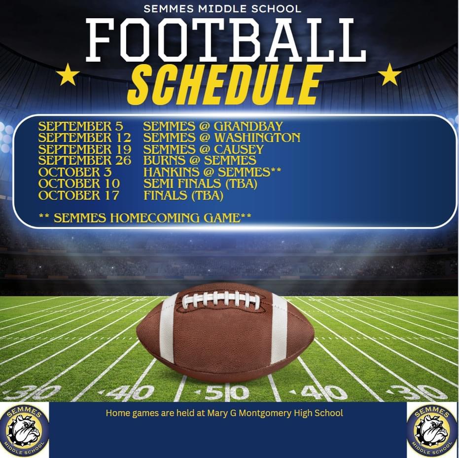 Football schedule