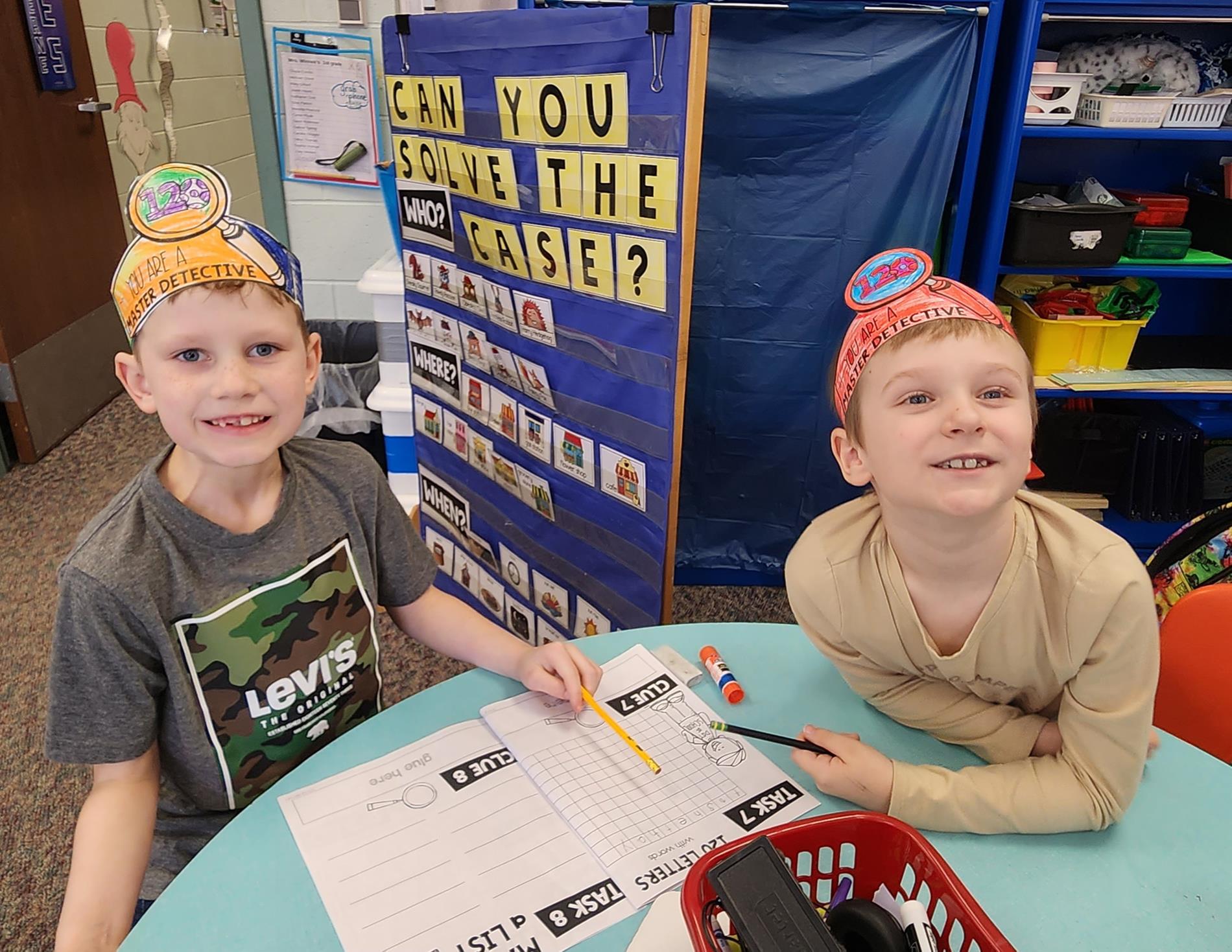 two boy detectives on 120th day of school