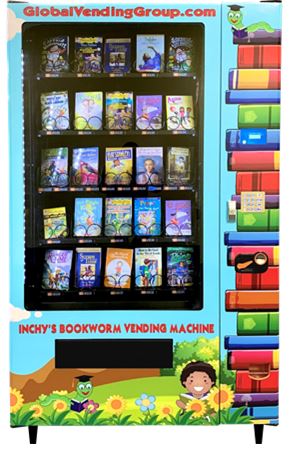 Bookworm Vending machine and link to donate