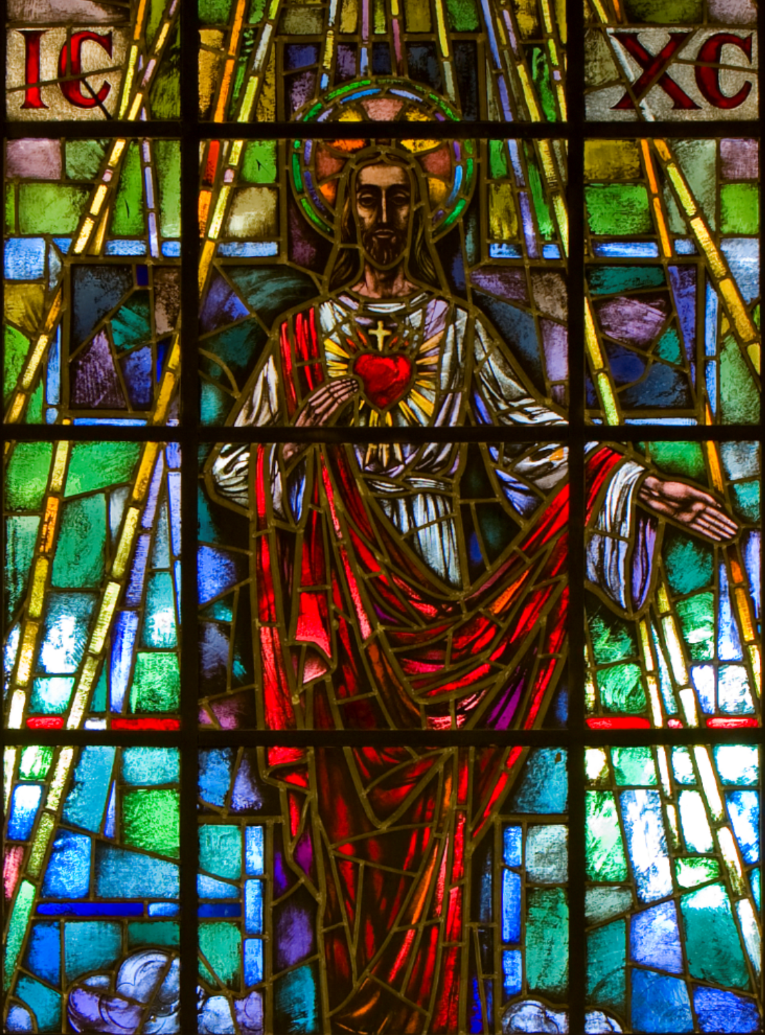 Sacred Heart Stained Glass