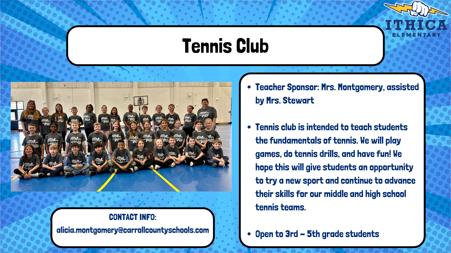 Tennis Club Flyer