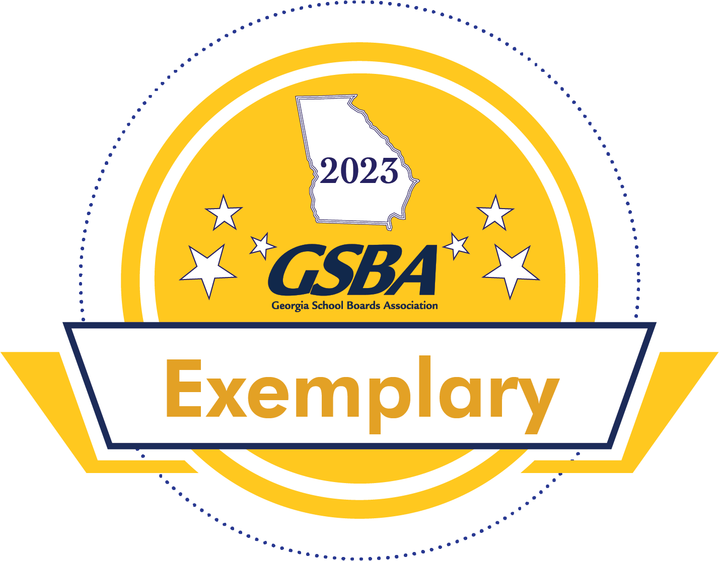 2023 GSBA Exemplary School Board logo