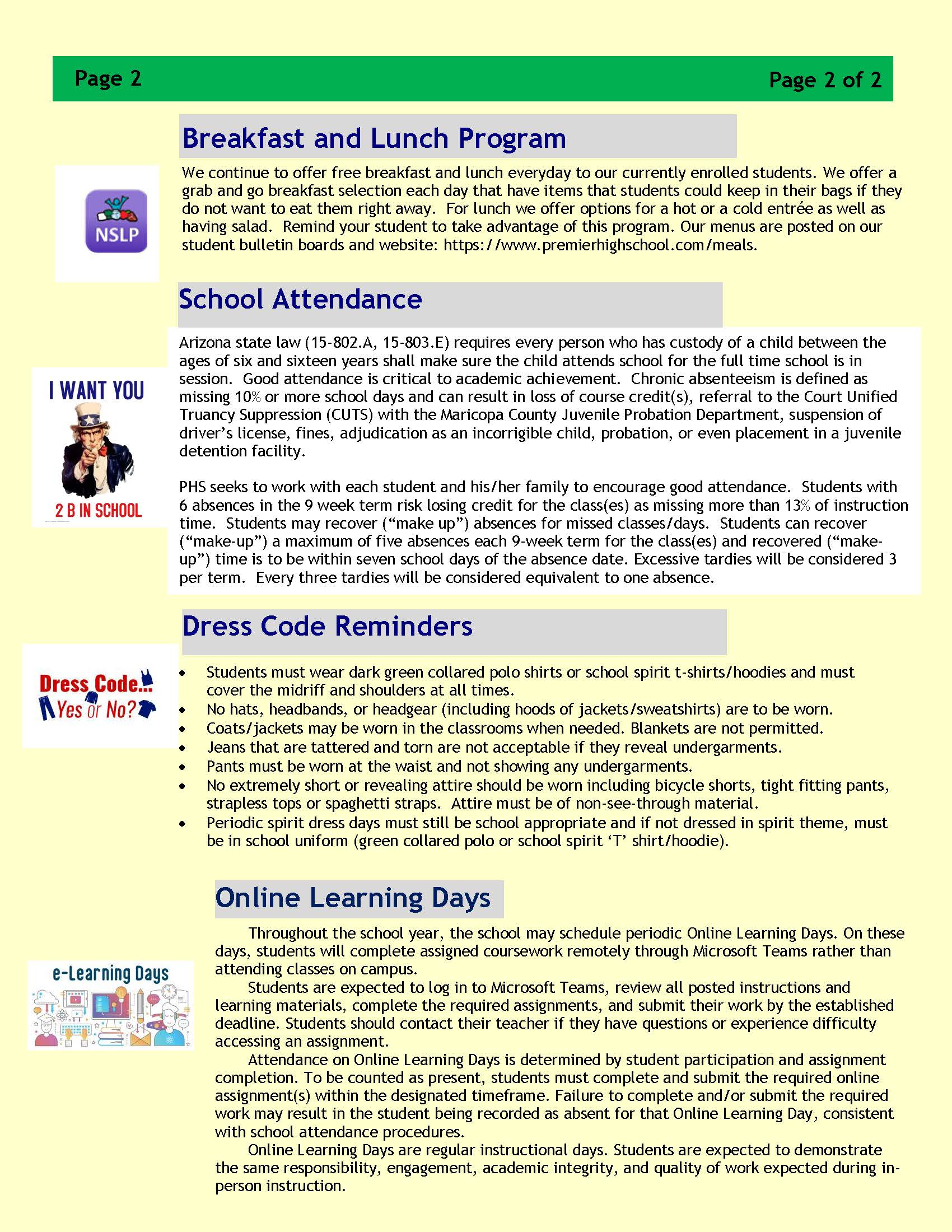 english Newsletter Page 2