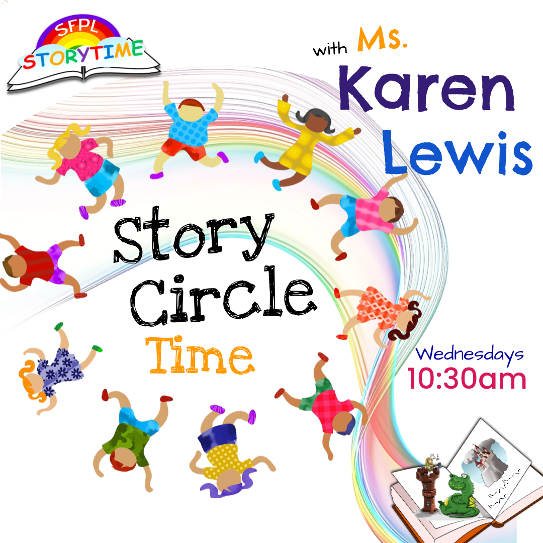 Join Storytime volunteer Karen Lewis Wednesdays at 10:30 in September at SFPL