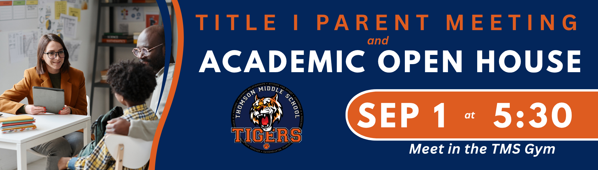 Title I Meeting and Academic Open House