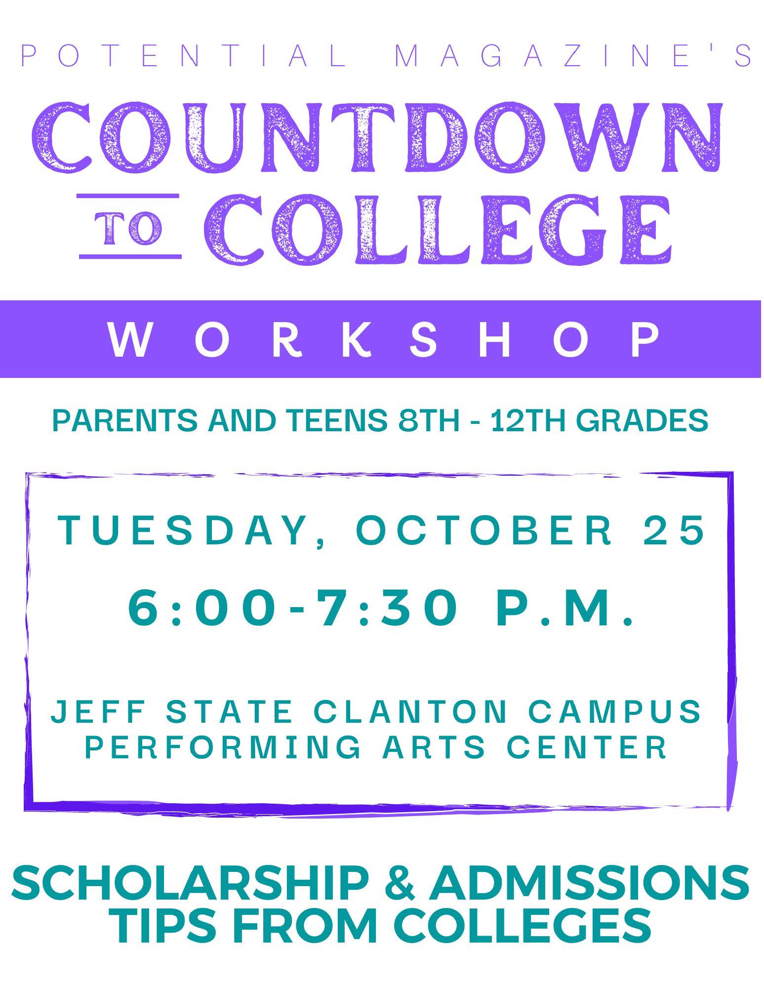 Countdown to College Workshop