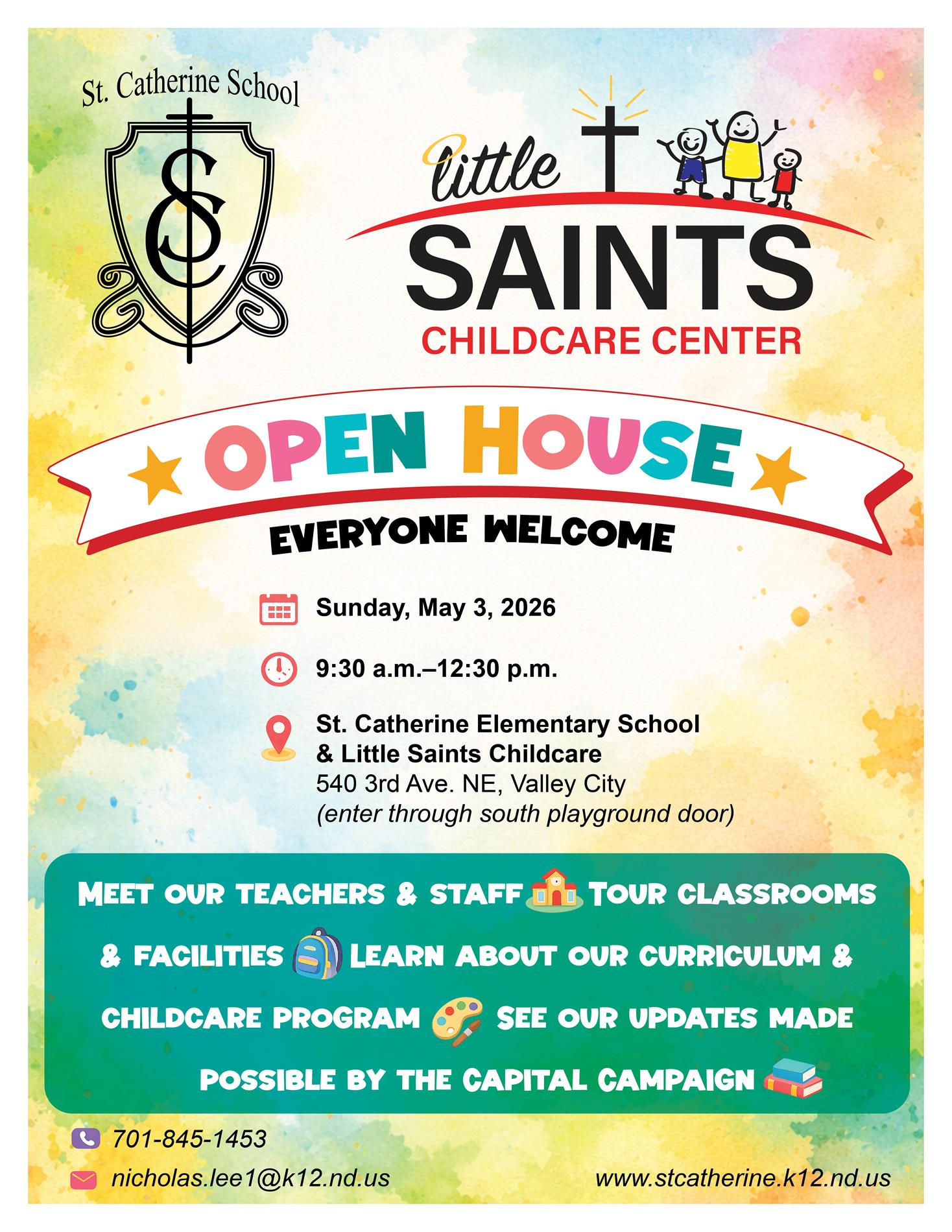Open house welcome