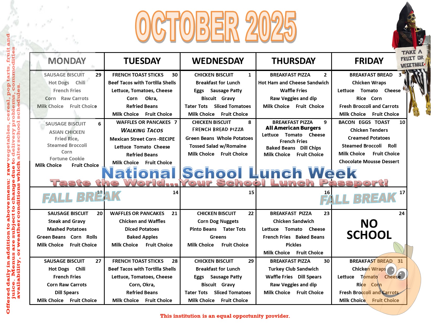Lunch Menu Lunch Menu