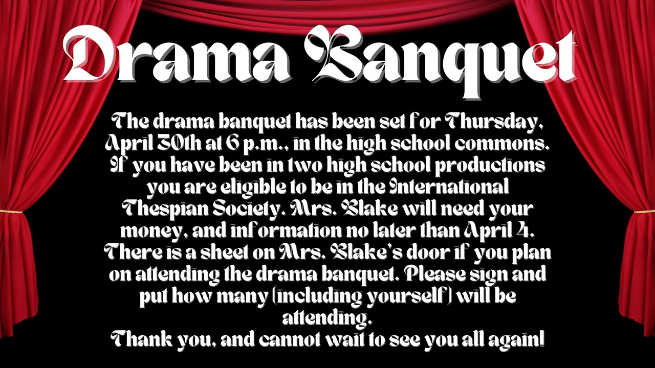 Drama Banquet