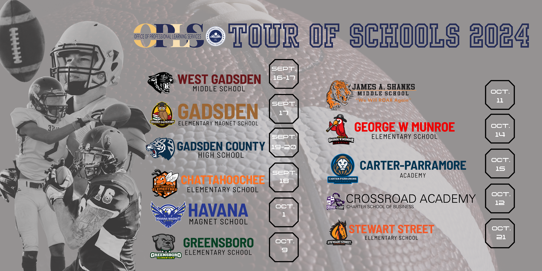 24 Tour of Schools 