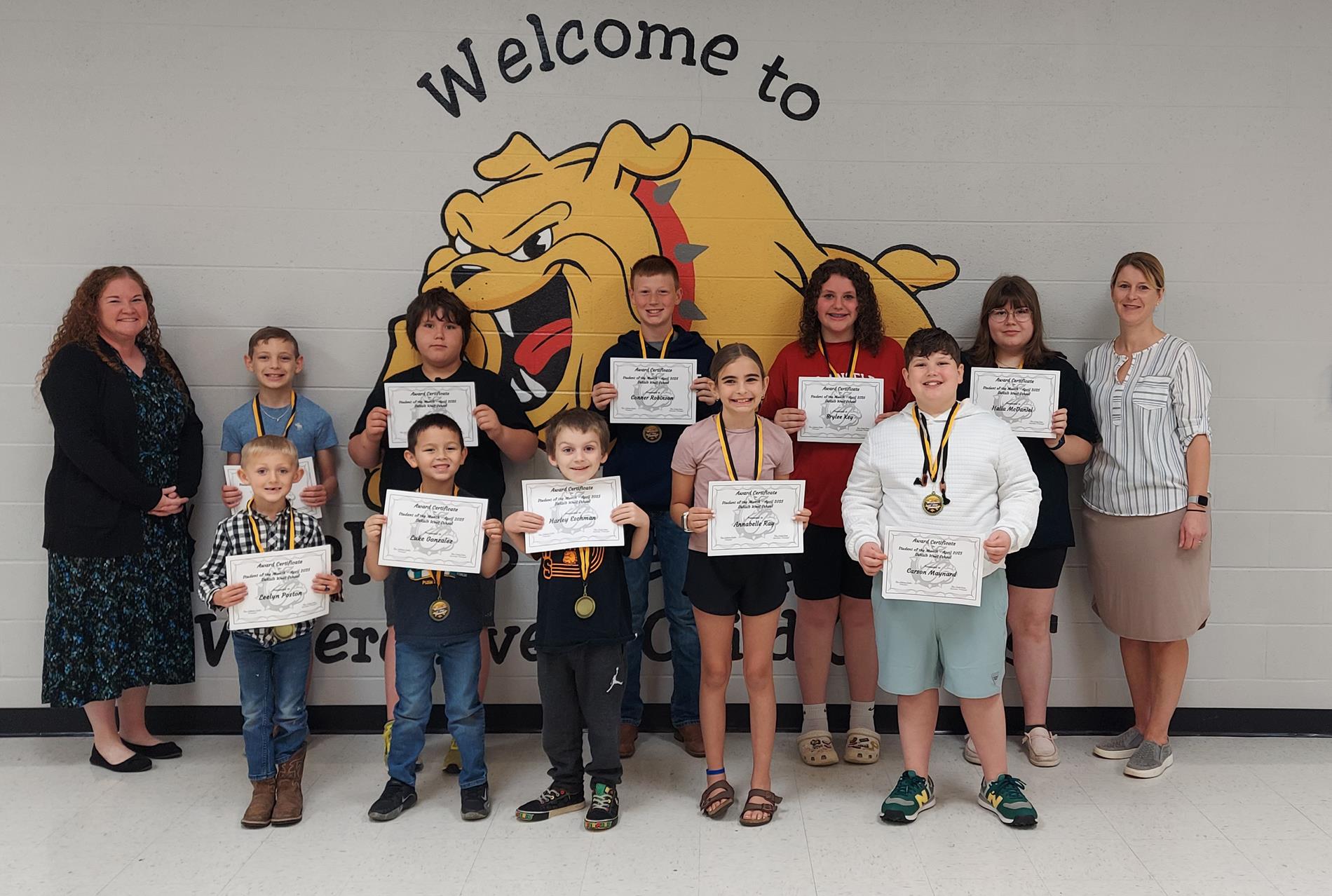 April Student of the Month April Student of the Month
