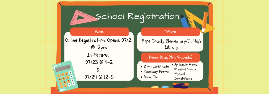 Registration Dates, Times, Places