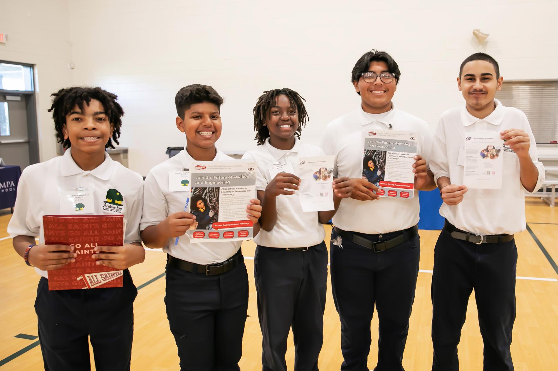 Students at High School Showcase