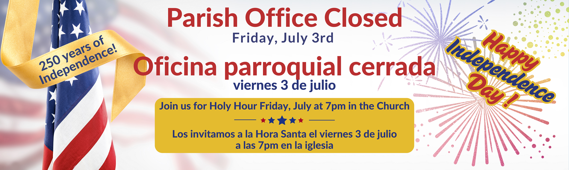 Office Closed Independence Day 07.03.26