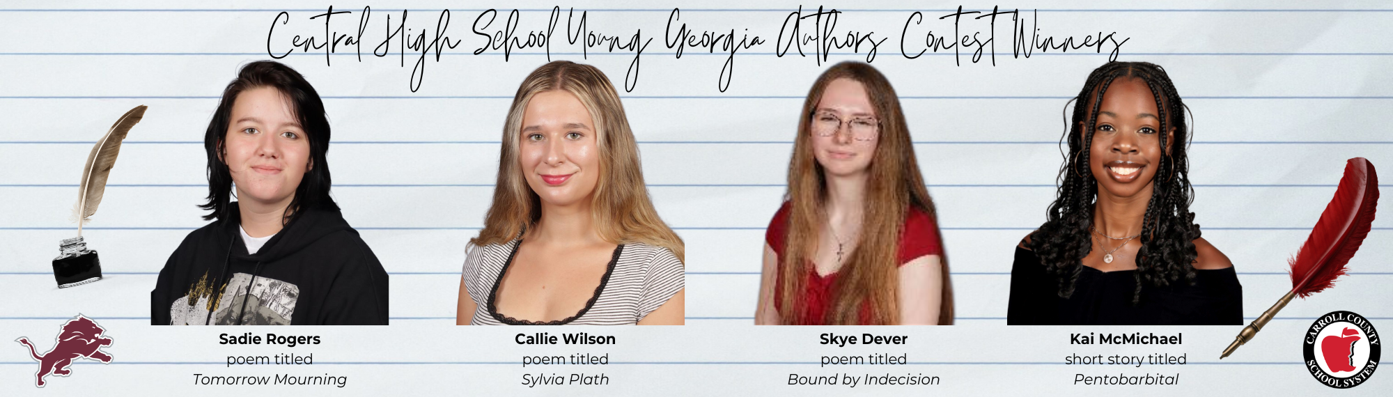 Young GA Author Winners