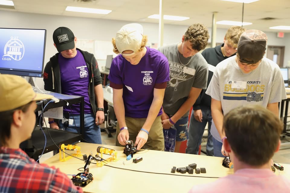 Welding students at Colin Symposium