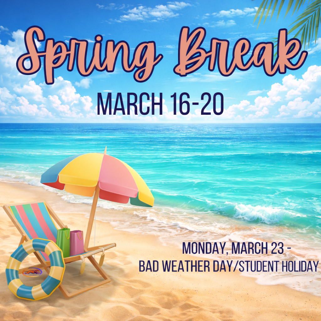 spring break march 16-20