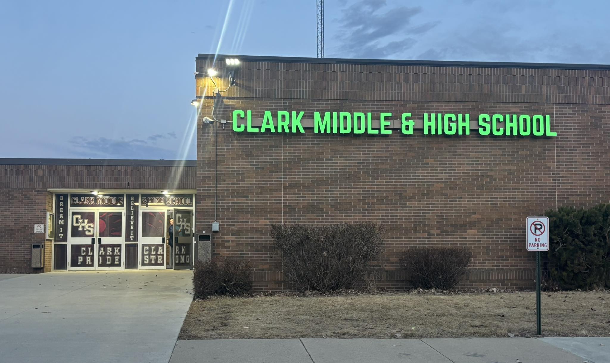 Clark MS/HS Sign