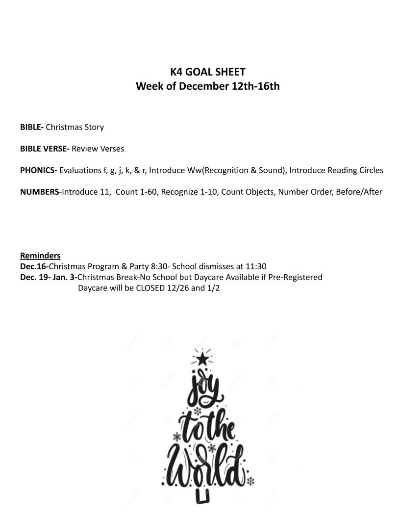 Goal Sheet Goal Sheet