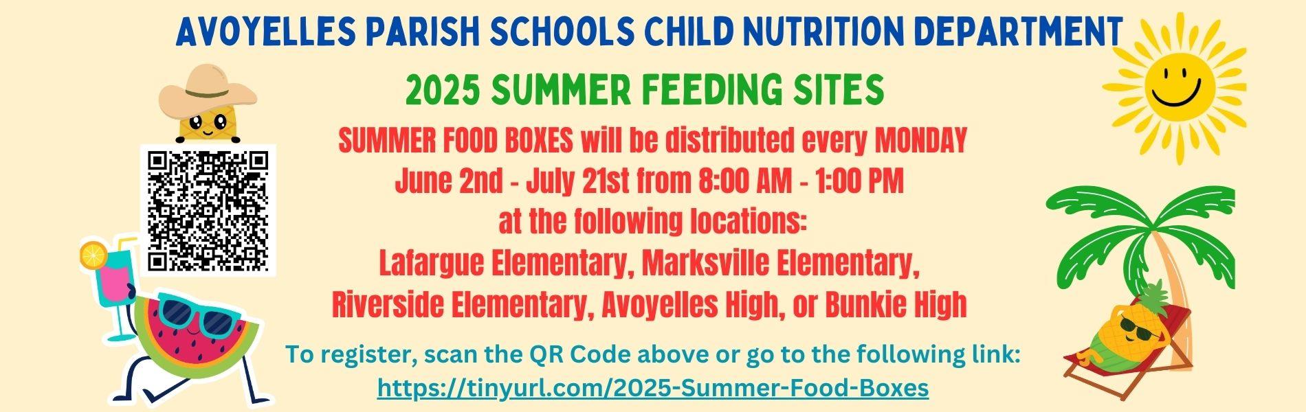 Summer Food Boxes 2025