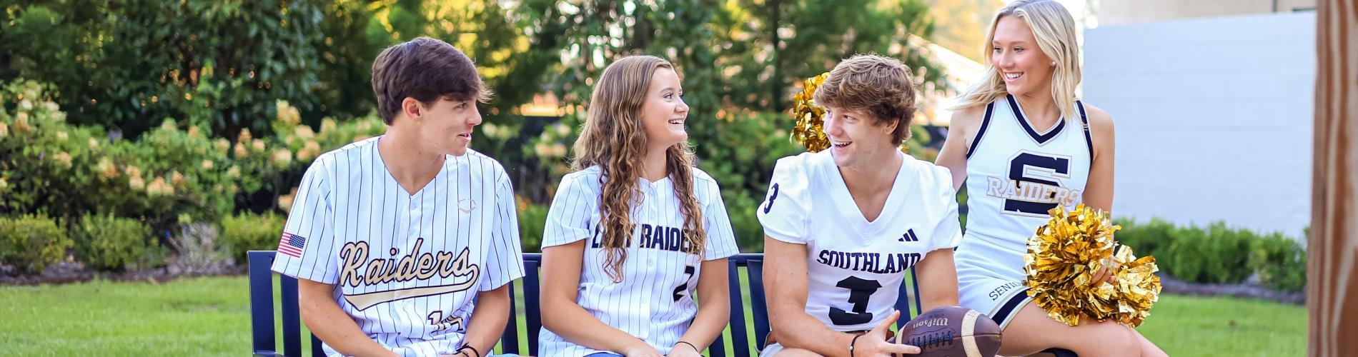 Upper School Students on Bench