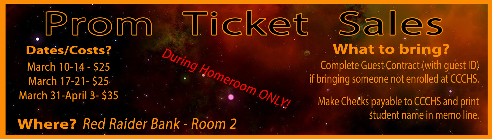 Prom Ticket Sales - 1