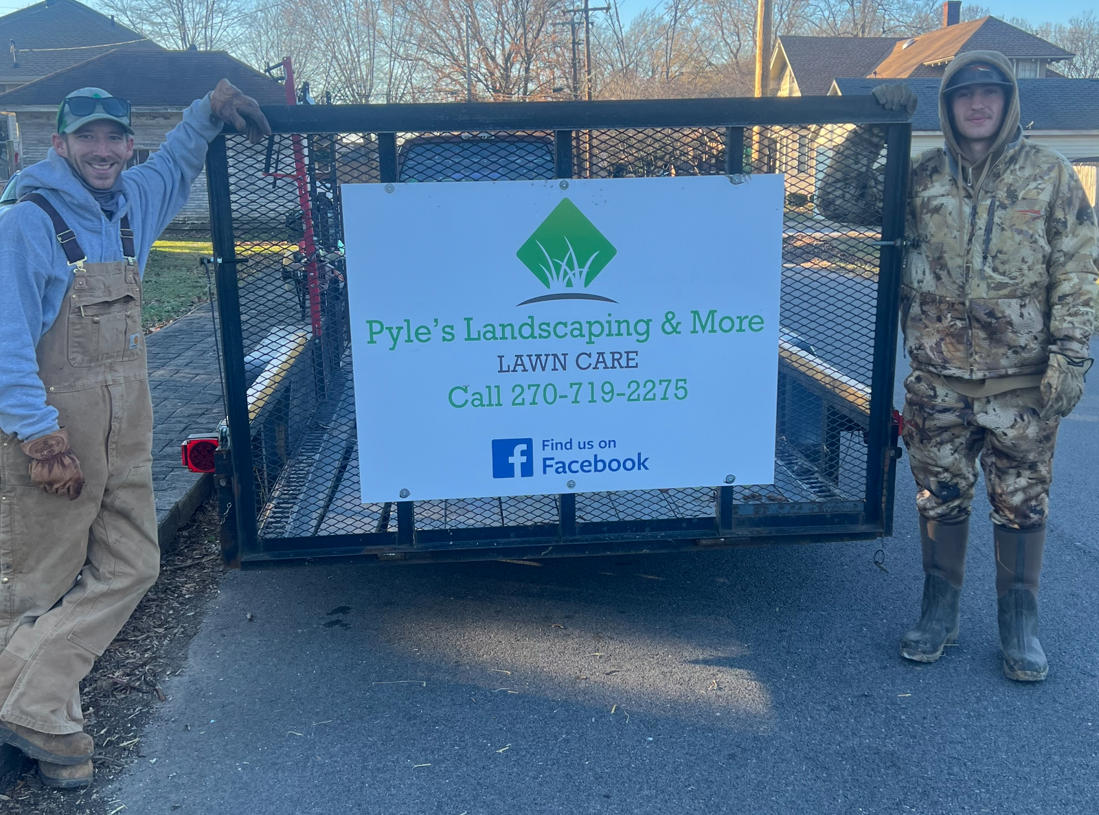 Drennan Campbell Gains Hands-On Experience with Pyle Landscaping