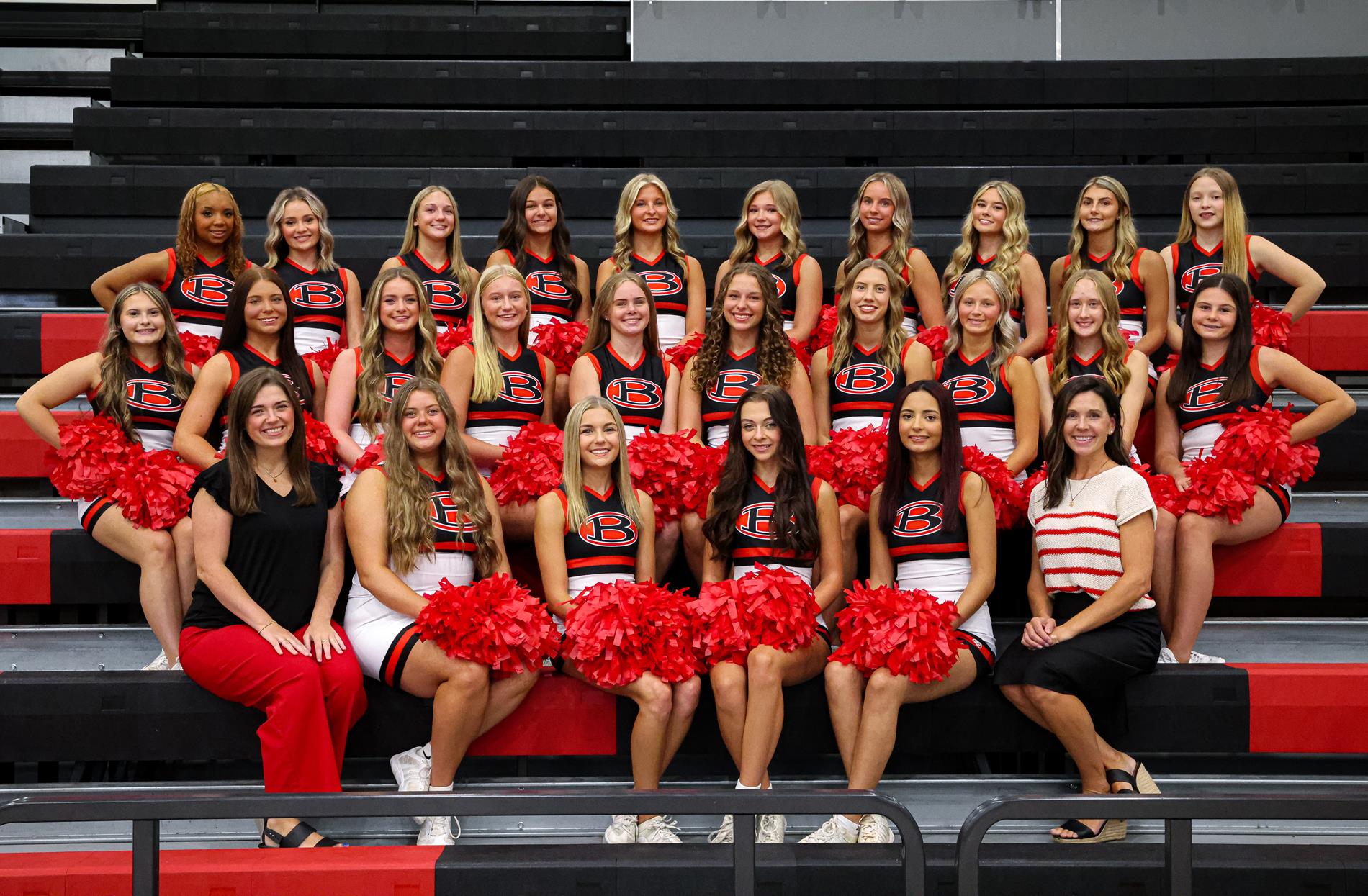 2026 Varsity Football Cheerleading Team