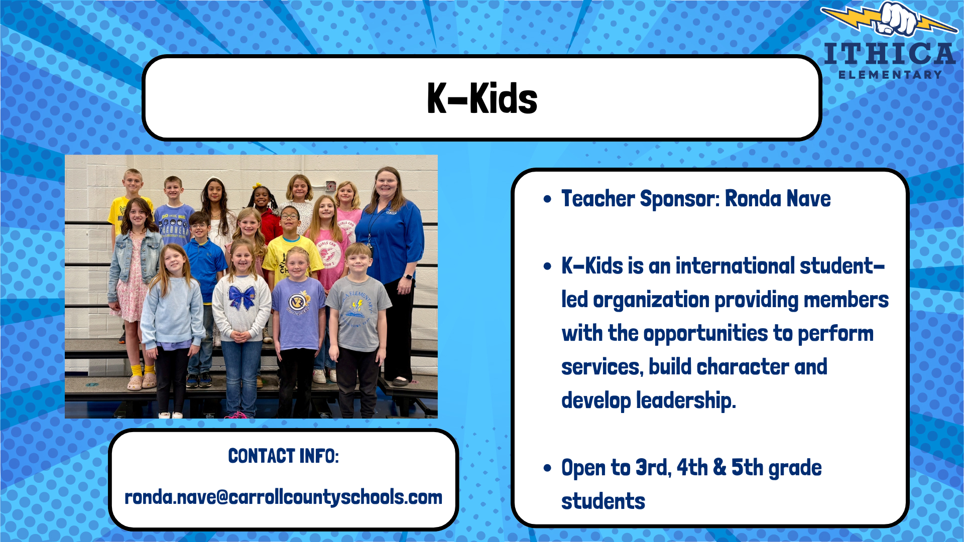 K-Kids Club Flyer