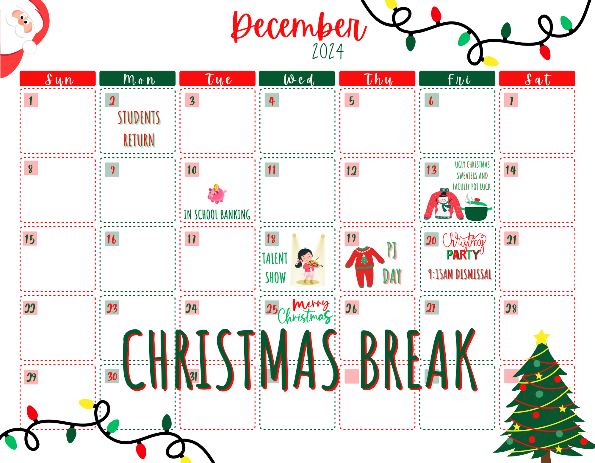 December Calendar