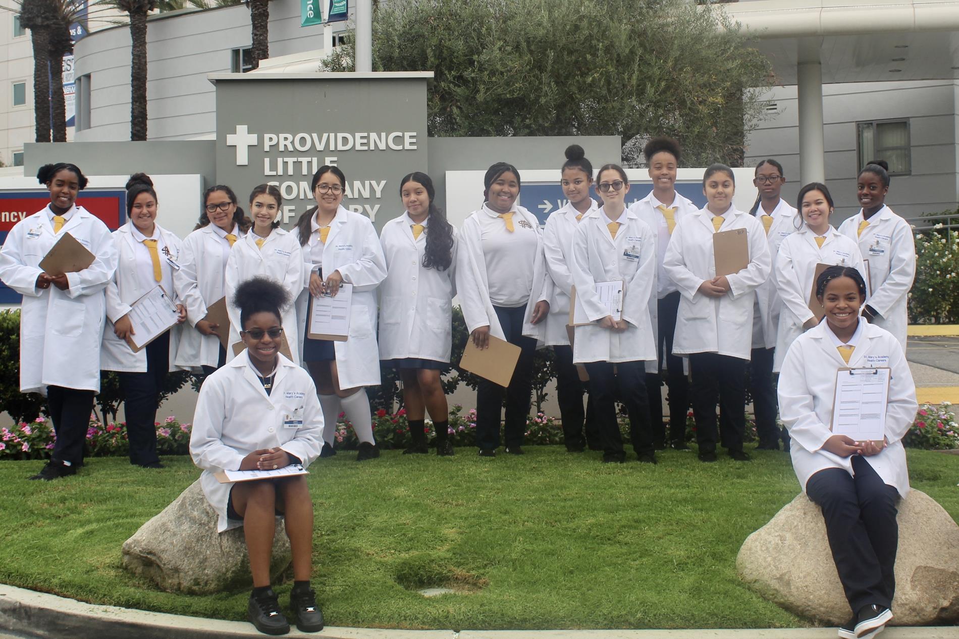 health career student hospital visit