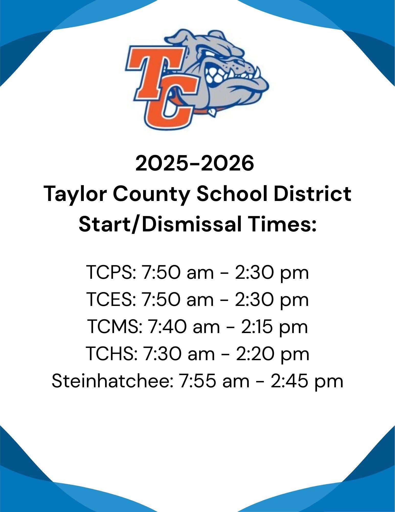 Start Times 25-26